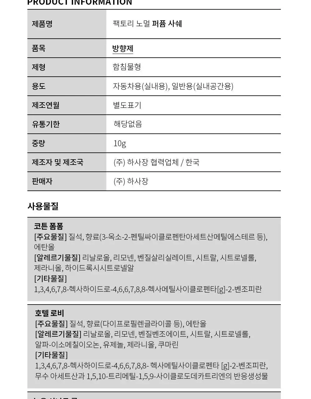 [NEW] 팩토리노멀 퍼퓸샤쉐 3종 택1 상세페이지 19